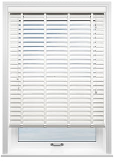 Ecowood Deluxe, Soft White Satin - Motorised Venetian Blind